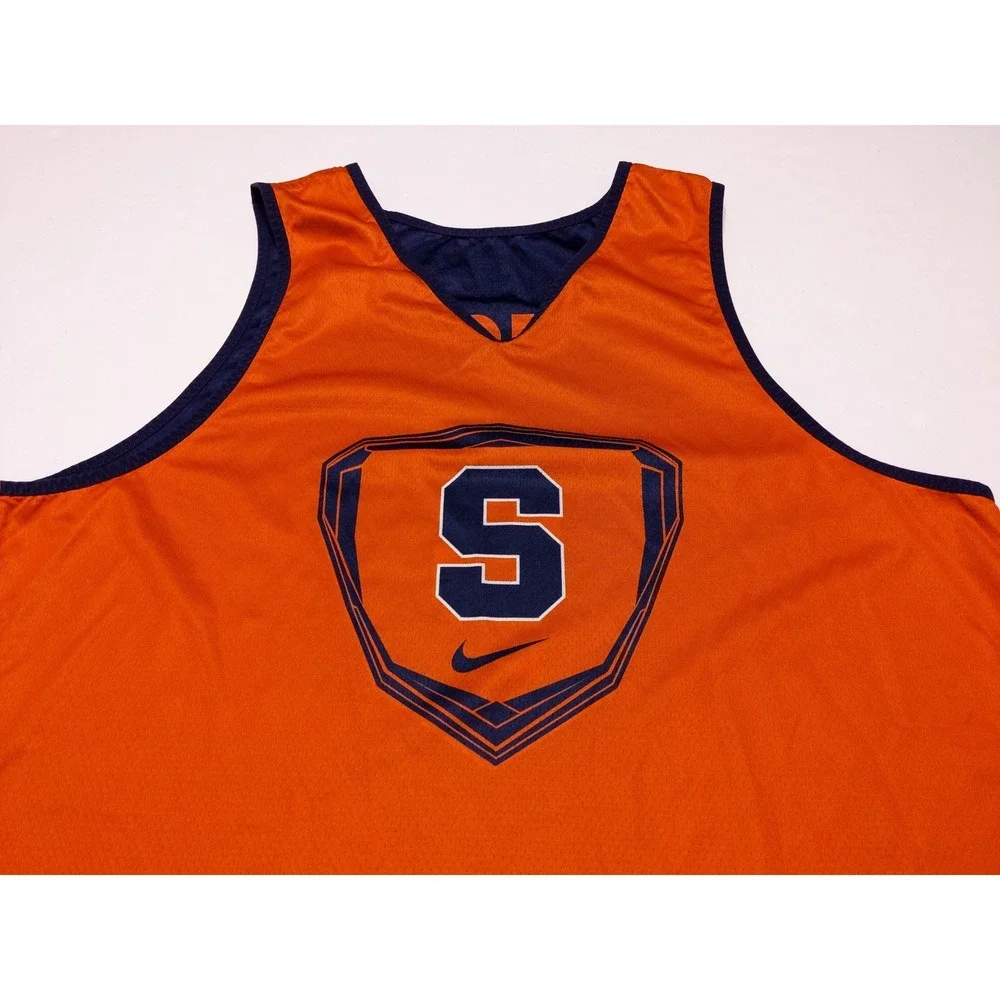 NIKE Syracuse Orange Basketball‎ Reversible Practice Jersey Team Issue XL Tall